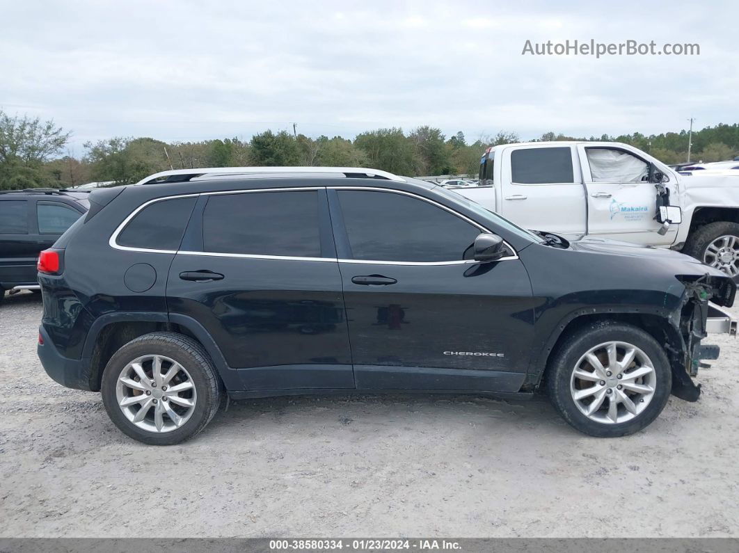 2016 Jeep Cherokee Limited Черный vin: 1C4PJLDB9GW239448