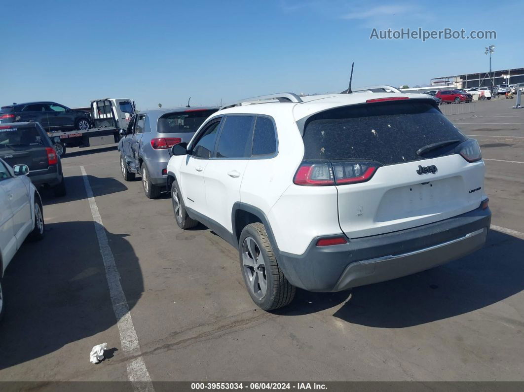 2019 Jeep Cherokee Limited Fwd White vin: 1C4PJLDB9KD300415