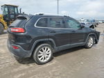 2014 Jeep Cherokee Limited Black vin: 1C4PJLDBXEW212823