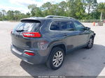 2015 Jeep Cherokee Limited Gray vin: 1C4PJLDBXFW656348