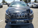 2015 Jeep Cherokee Limited Black vin: 1C4PJLDBXFW695652