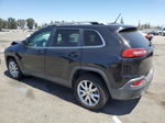 2015 Jeep Cherokee Limited Black vin: 1C4PJLDBXFW695652