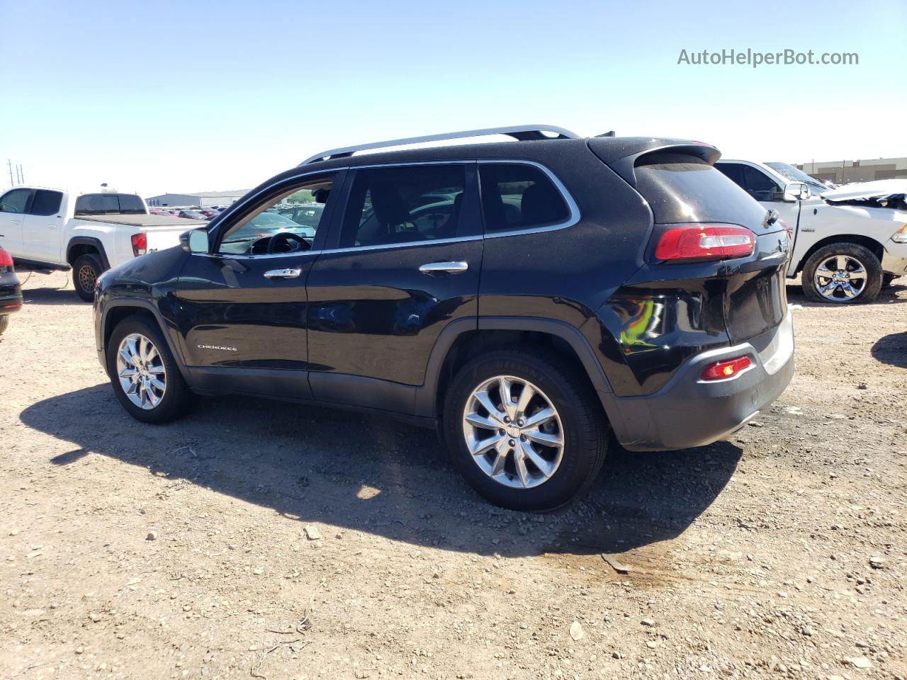 2016 Jeep Cherokee Limited Черный vin: 1C4PJLDBXGW165327