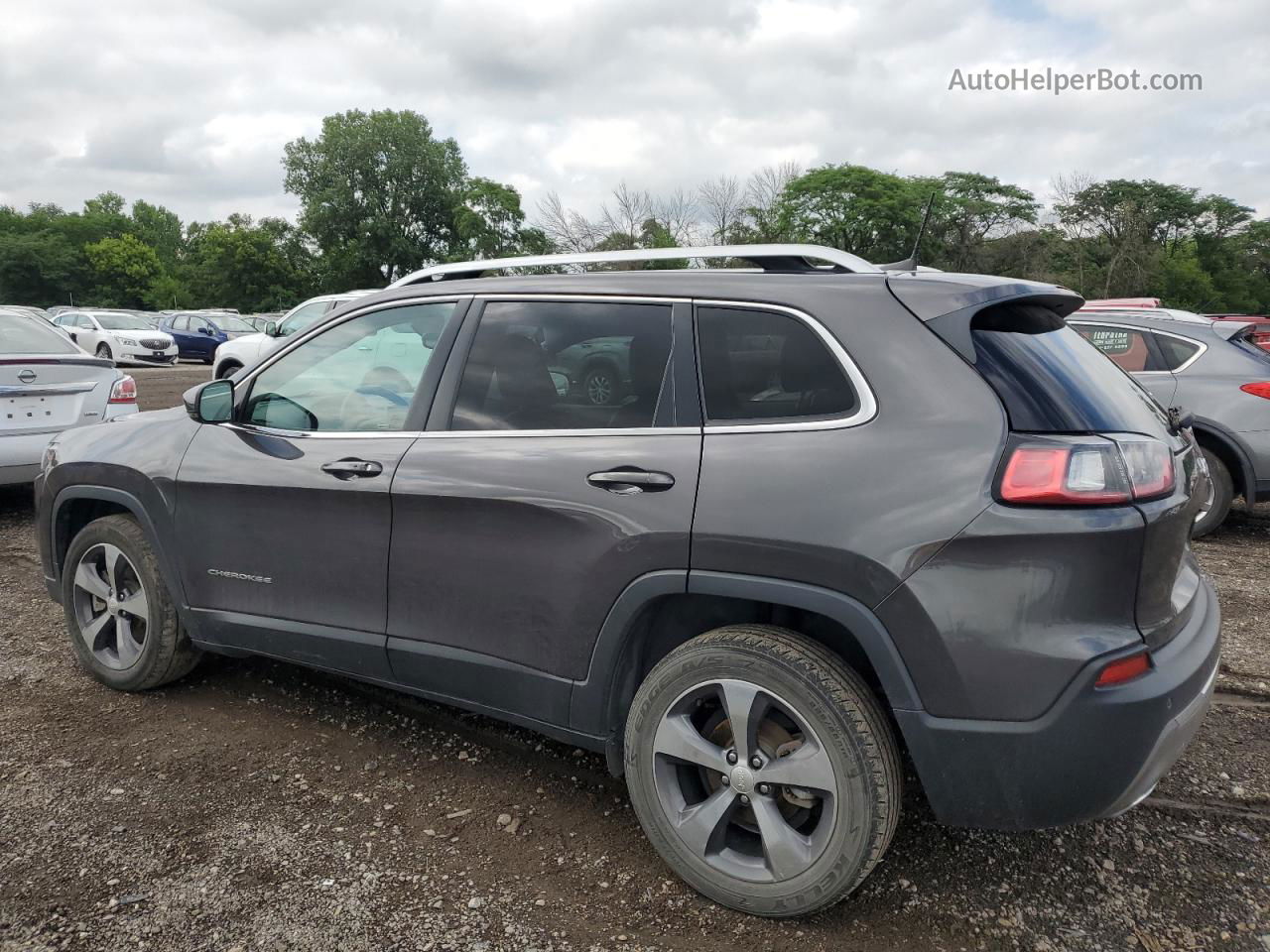 2019 Jeep Cherokee Limited Угольный vin: 1C4PJLDN7KD135734