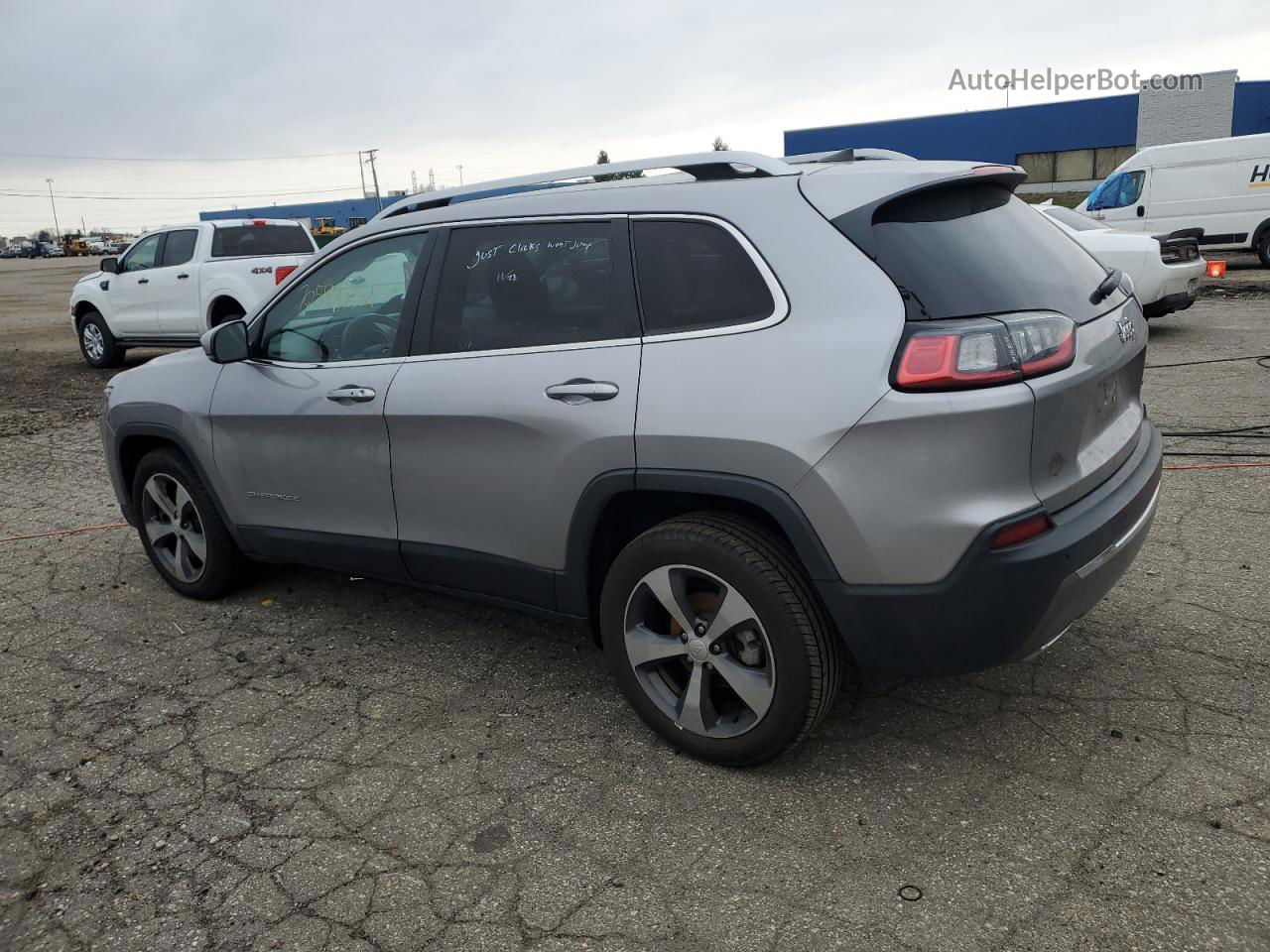 2019 Jeep Cherokee Limited Silver vin: 1C4PJLDN8KD148220