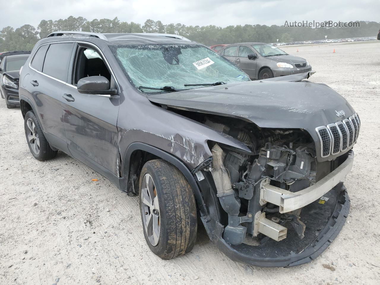 2019 Jeep Cherokee Limited Charcoal vin: 1C4PJLDNXKD135839