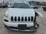 2014 Jeep Cherokee Limited White vin: 1C4PJLDS1EW192140