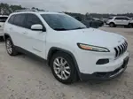 2014 Jeep Cherokee Limited White vin: 1C4PJLDS1EW192140