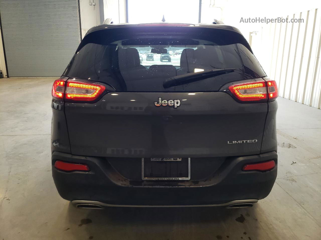 2016 Jeep Cherokee Limited Gray vin: 1C4PJLDS1GW372933