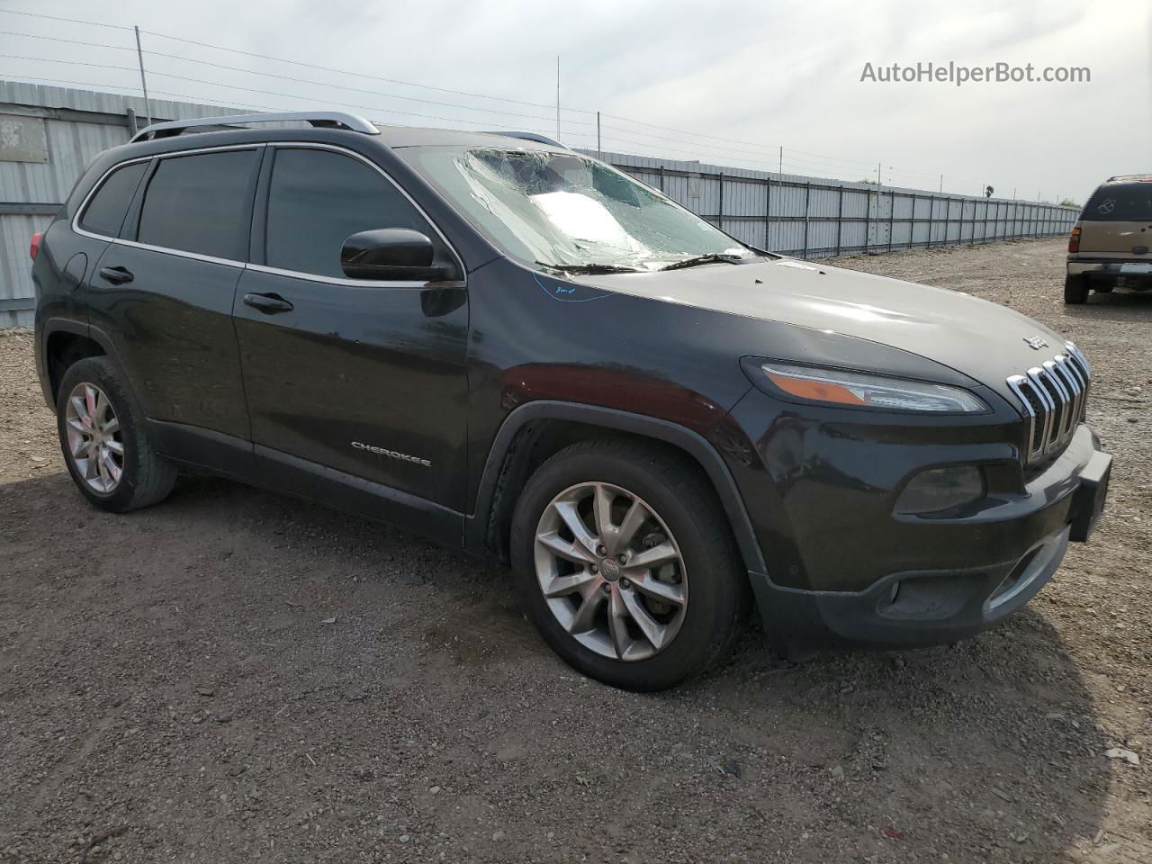 2016 Jeep Cherokee Limited Black vin: 1C4PJLDS2GW160817