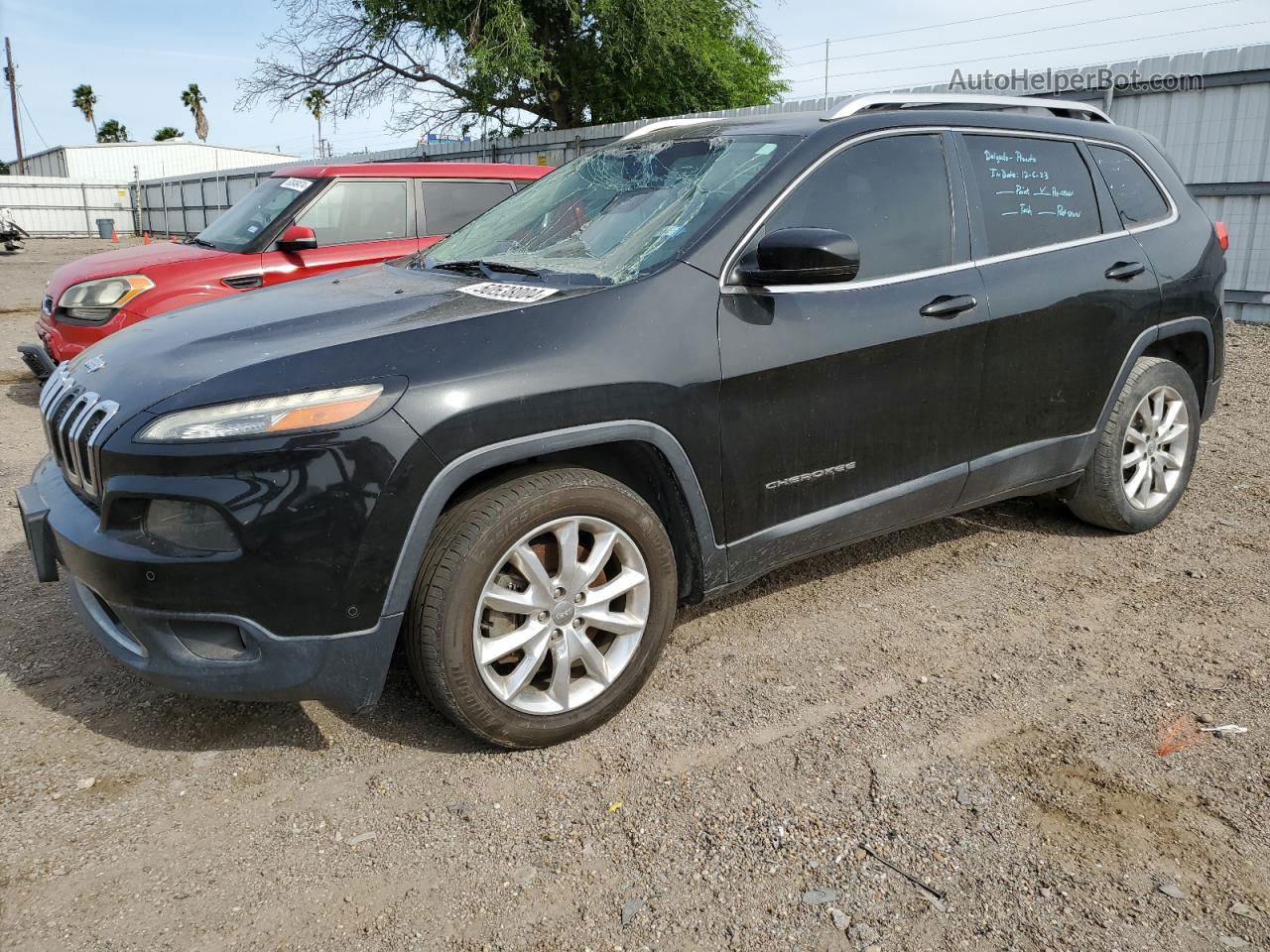 2016 Jeep Cherokee Limited Black vin: 1C4PJLDS2GW160817