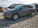 2014 Jeep Cherokee Limited Серый vin: 1C4PJLDS3EW283037