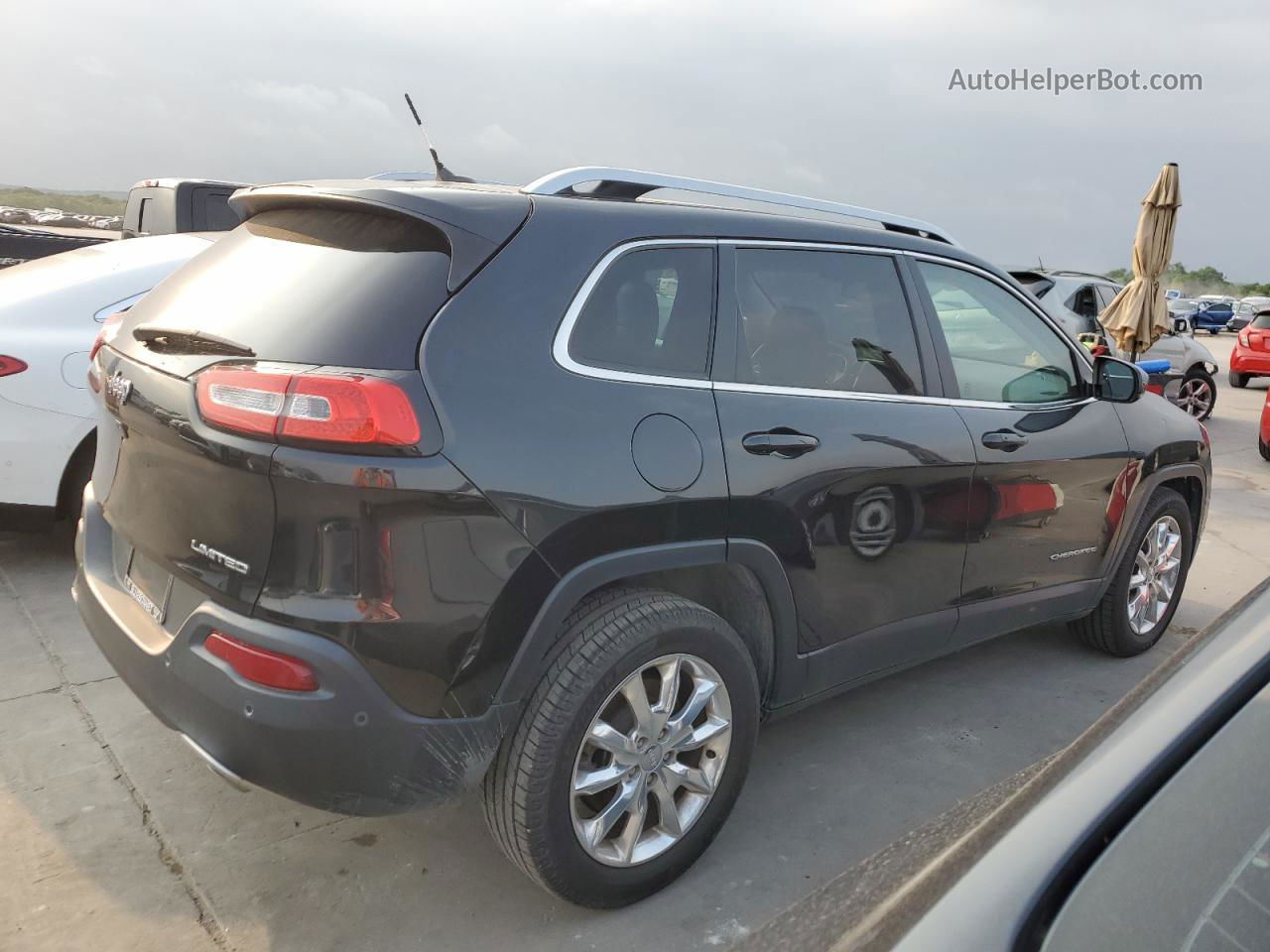 2014 Jeep Cherokee Limited Черный vin: 1C4PJLDS5EW283024