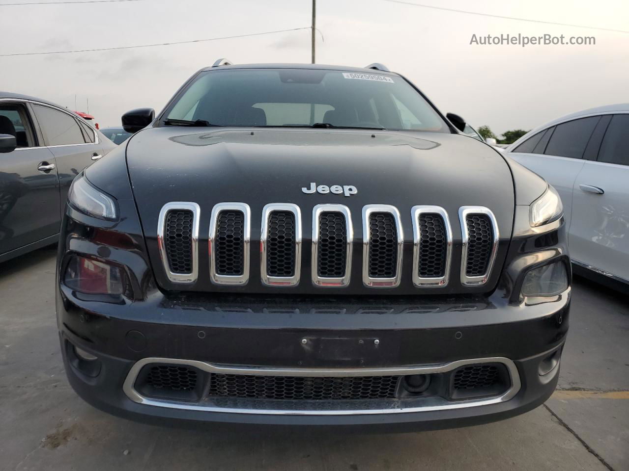 2014 Jeep Cherokee Limited Black vin: 1C4PJLDS5EW283024