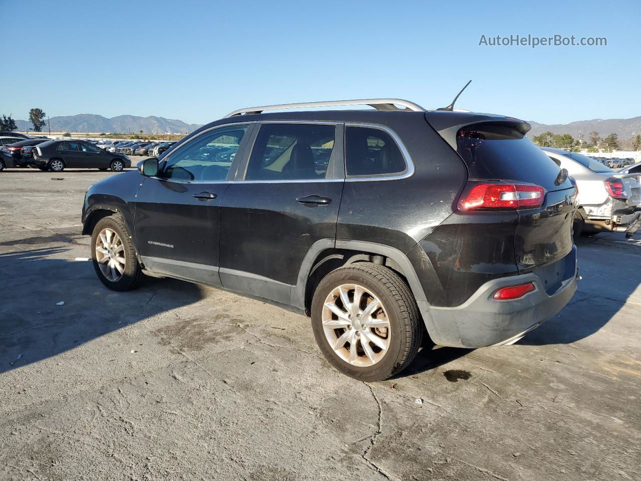 2015 Jeep Cherokee Limited Черный vin: 1C4PJLDS5FW525442