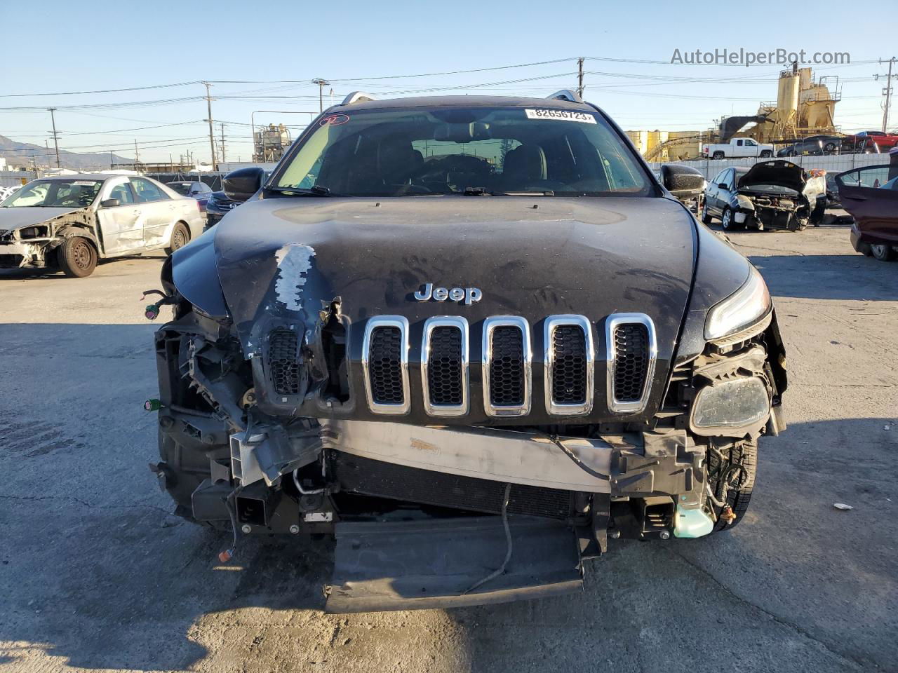 2015 Jeep Cherokee Limited Черный vin: 1C4PJLDS5FW525442