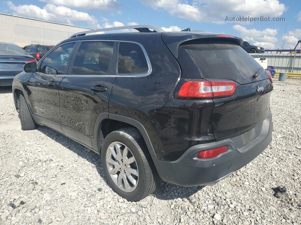 2016 Jeep Cherokee Limited Black vin: 1C4PJLDS5GW116276