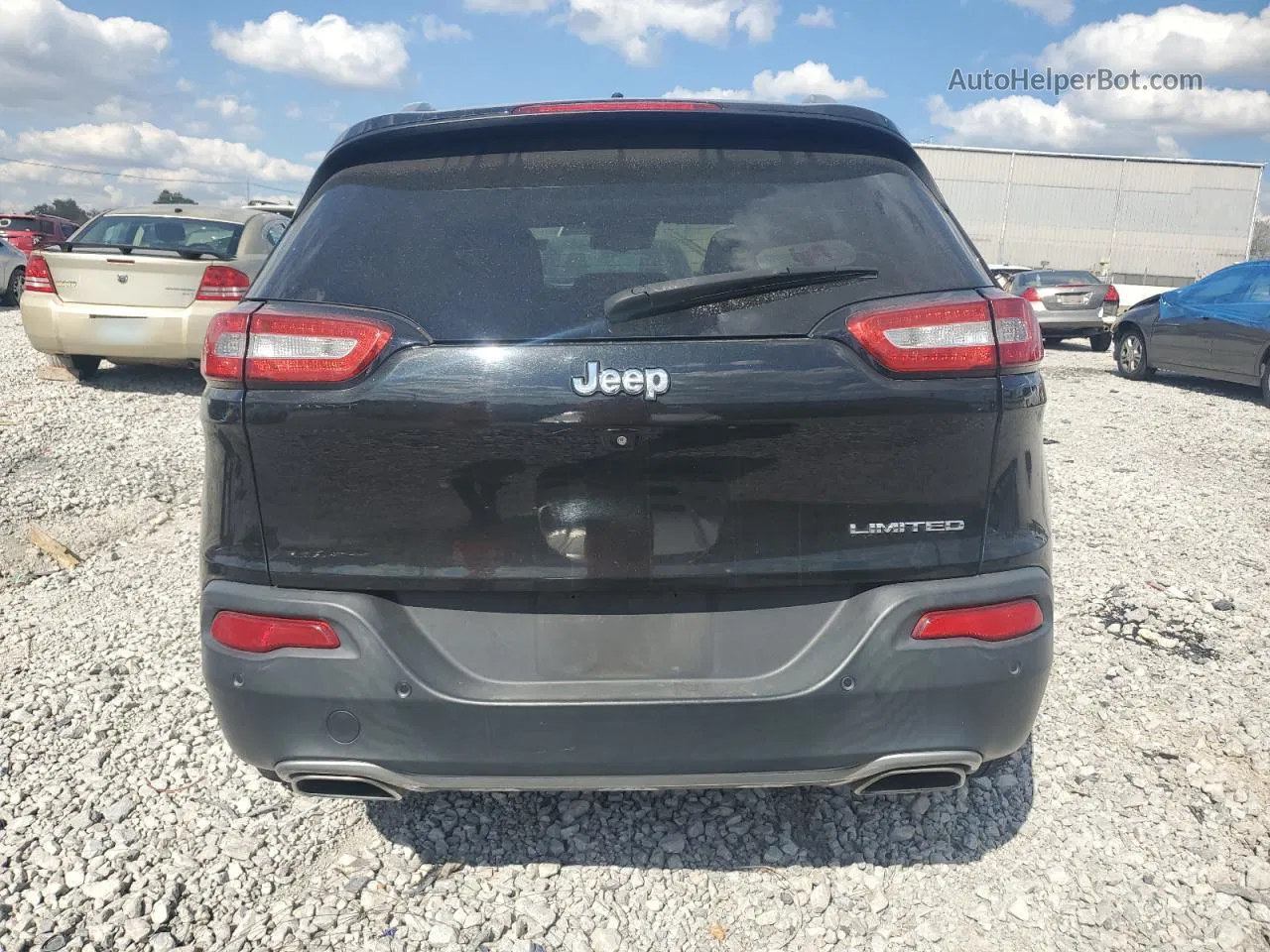 2016 Jeep Cherokee Limited Black vin: 1C4PJLDS5GW116276