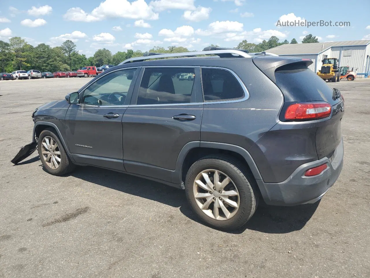 2015 Jeep Cherokee Limited Gray vin: 1C4PJLDS6FW657304