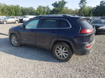 2015 Jeep Cherokee Limited Blue vin: 1C4PJLDS7FW553601