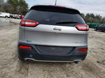 2014 Jeep Cherokee Limited Silver vin: 1C4PJLDS8EW123624