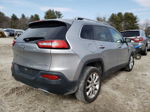 2014 Jeep Cherokee Limited Silver vin: 1C4PJLDS8EW123624