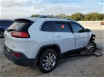 2014 Jeep Cherokee Limited White vin: 1C4PJLDSXEW103908