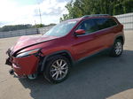 2015 Jeep Cherokee Limited Red vin: 1C4PJLDSXFW584616