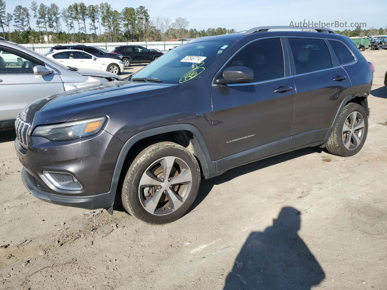 2019 Jeep Cherokee Limited Gray vin: 1C4PJLDX0KD270894