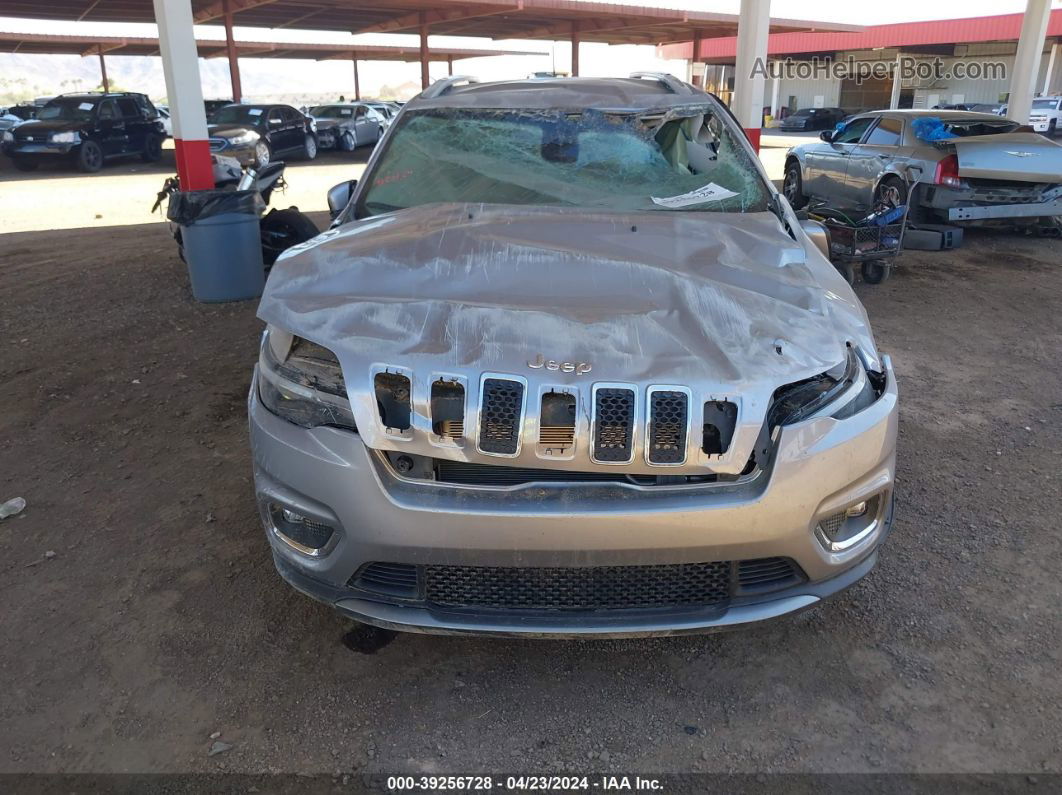2019 Jeep Cherokee Limited Fwd Silver vin: 1C4PJLDX0KD486826