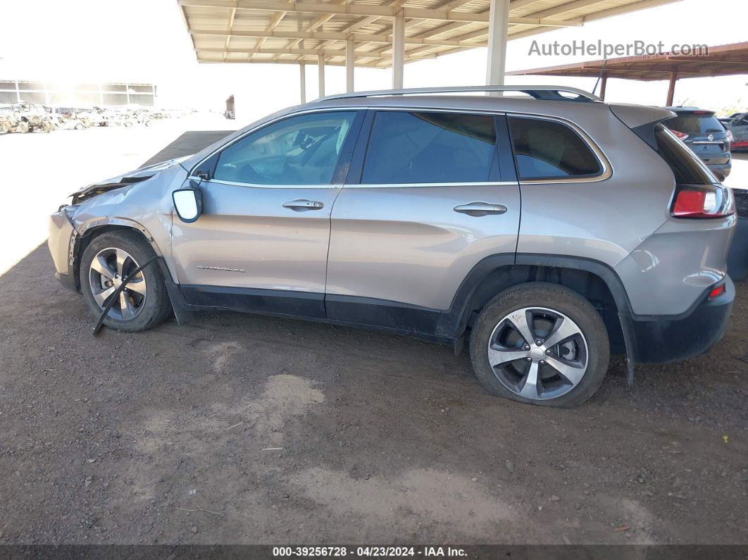 2019 Jeep Cherokee Limited Fwd Silver vin: 1C4PJLDX0KD486826