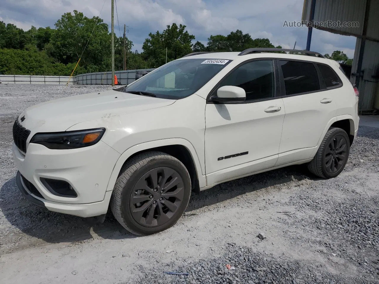 2019 Jeep Cherokee Limited White vin: 1C4PJLDX2KD376473