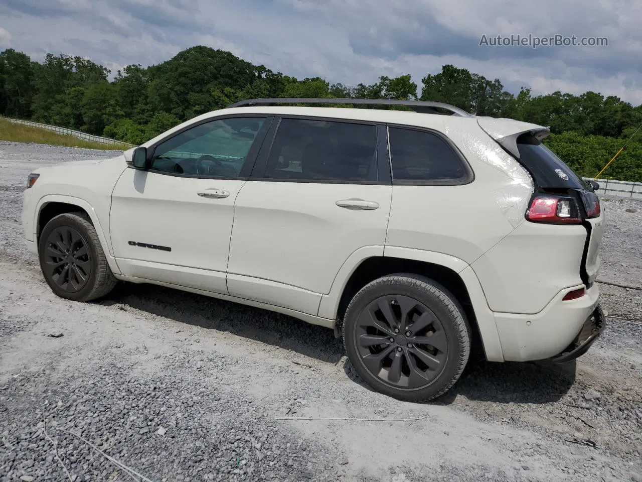 2019 Jeep Cherokee Limited White vin: 1C4PJLDX2KD376473