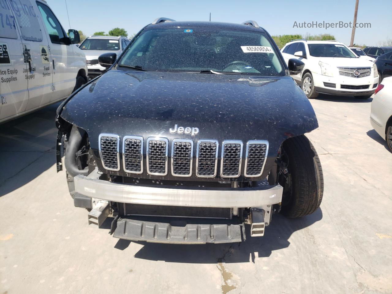 2019 Jeep Cherokee Limited Black vin: 1C4PJLDX2KD487525