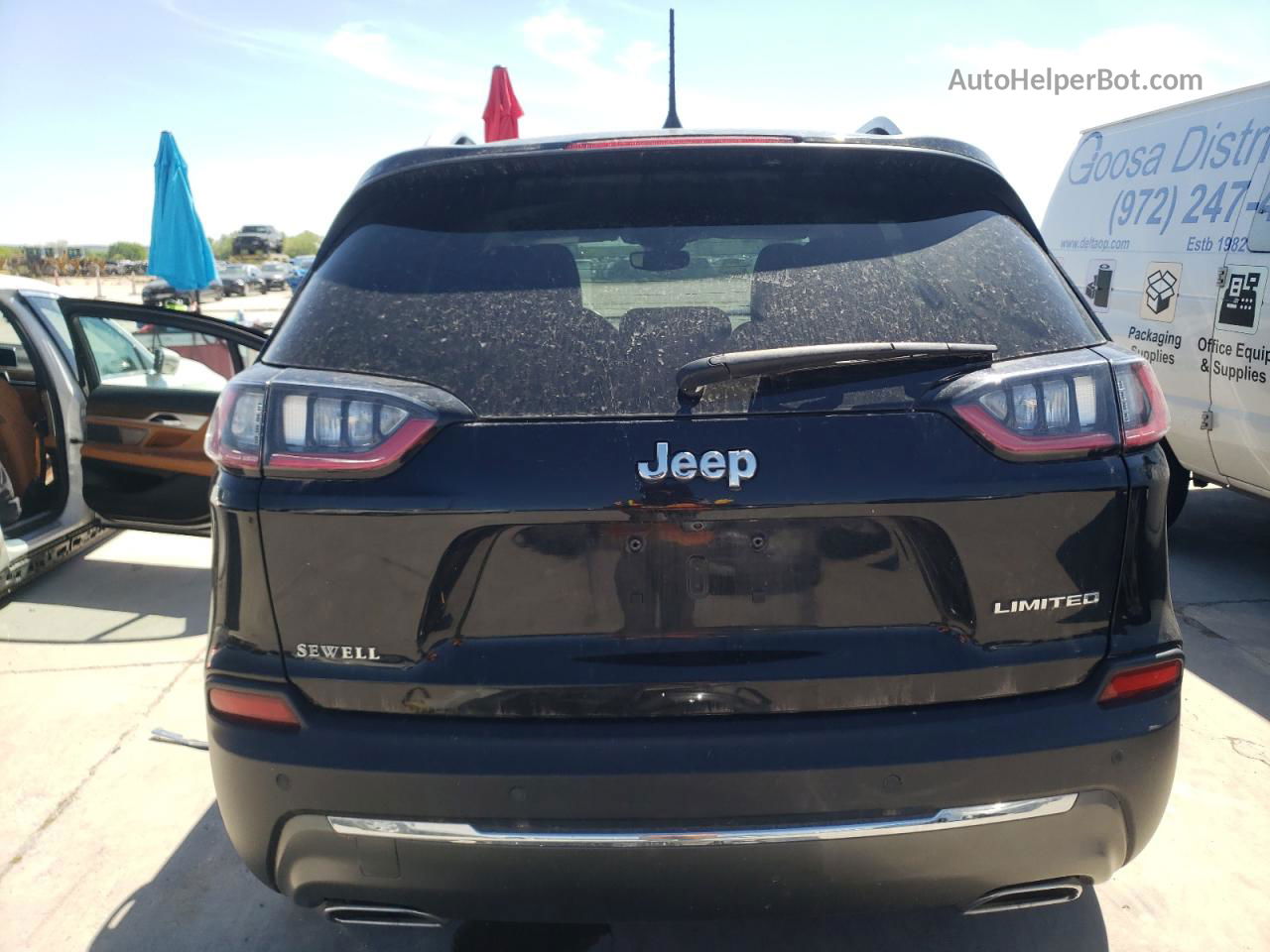 2019 Jeep Cherokee Limited Black vin: 1C4PJLDX2KD487525