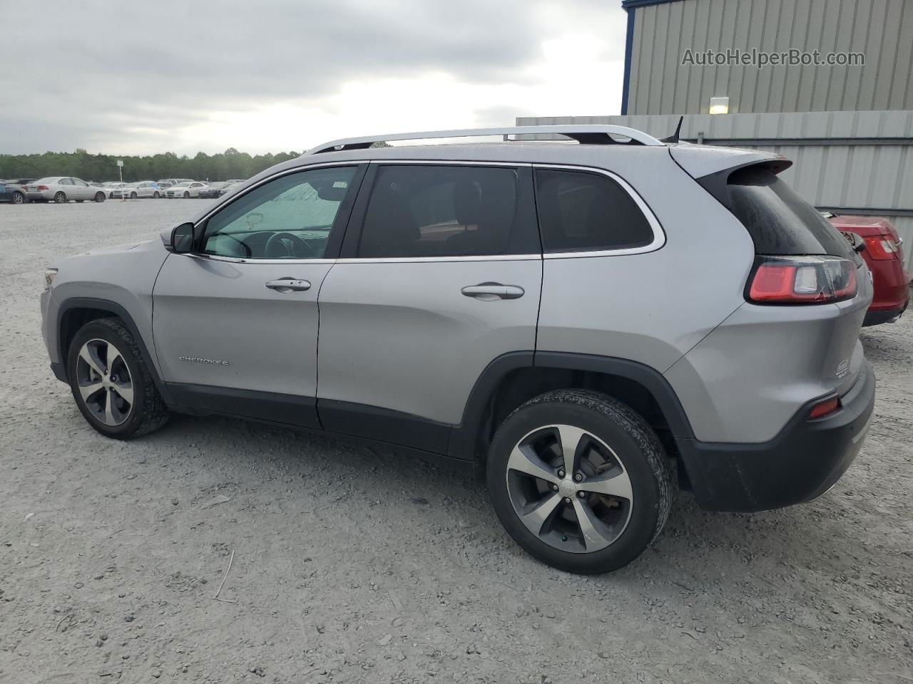 2019 Jeep Cherokee Limited Silver vin: 1C4PJLDX3KD222662