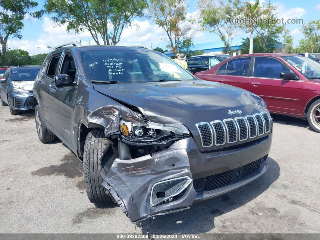 2021 Jeep Cherokee Limited Fwd Gray vin: 1C4PJLDX5MD179753