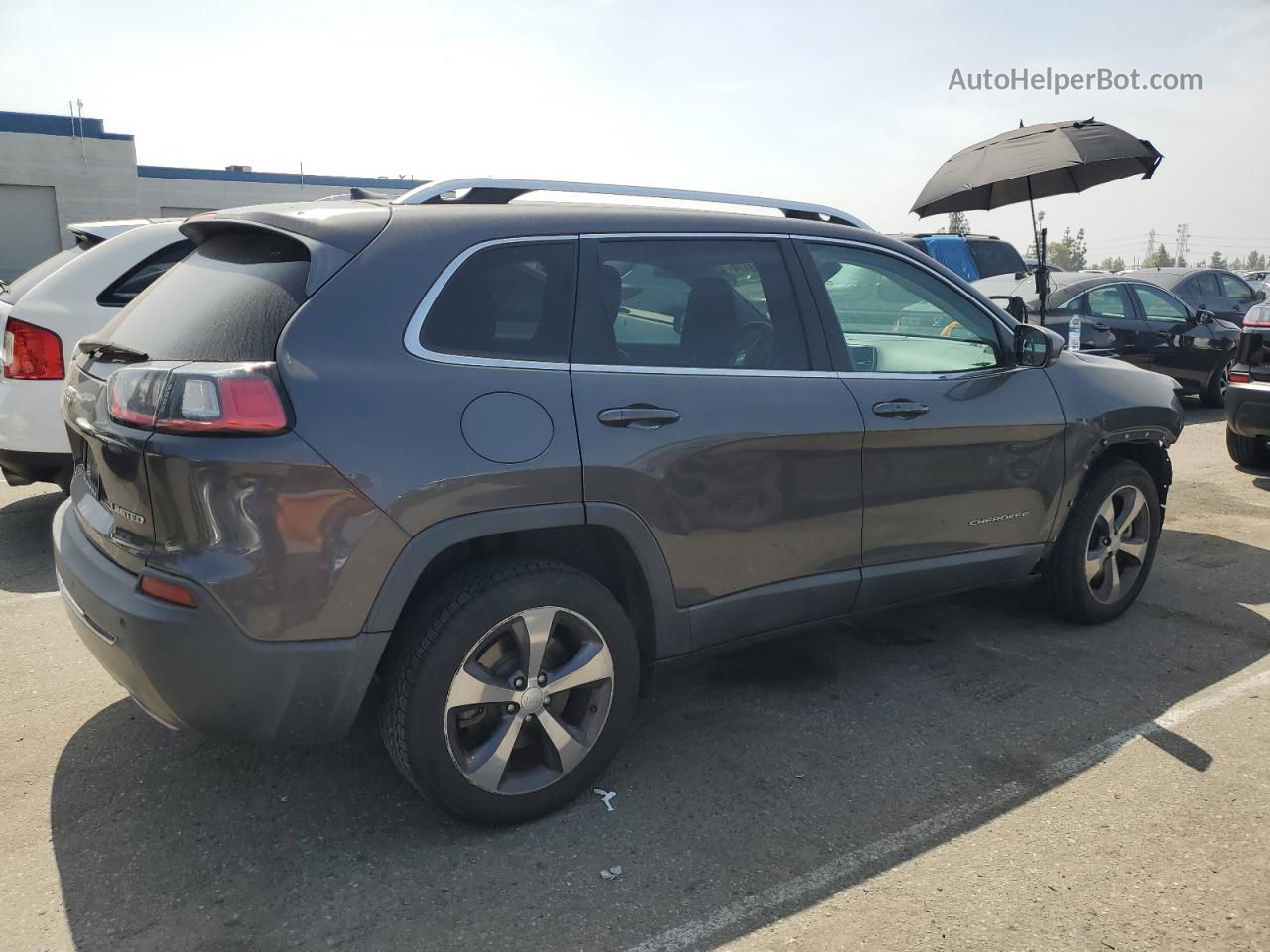 2019 Jeep Cherokee Limited Charcoal vin: 1C4PJLDX7KD406518