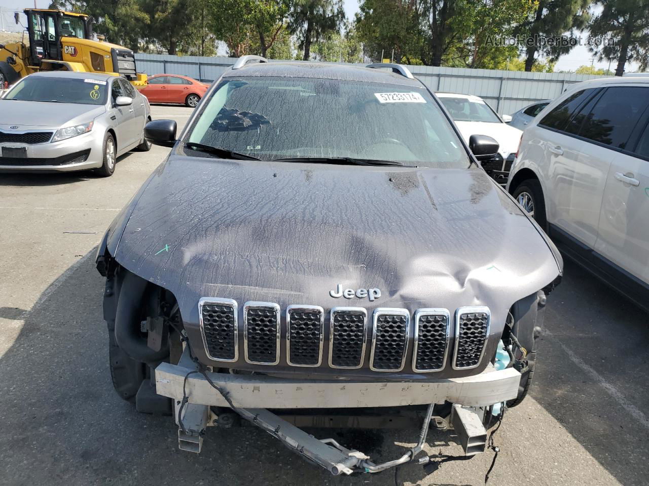 2019 Jeep Cherokee Limited Charcoal vin: 1C4PJLDX7KD406518