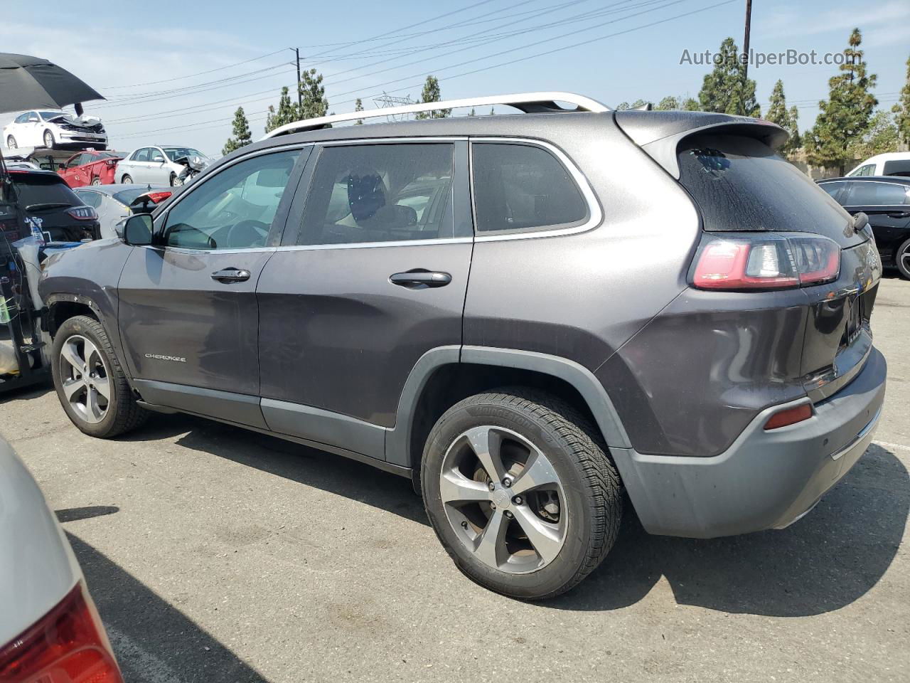 2019 Jeep Cherokee Limited Charcoal vin: 1C4PJLDX7KD406518