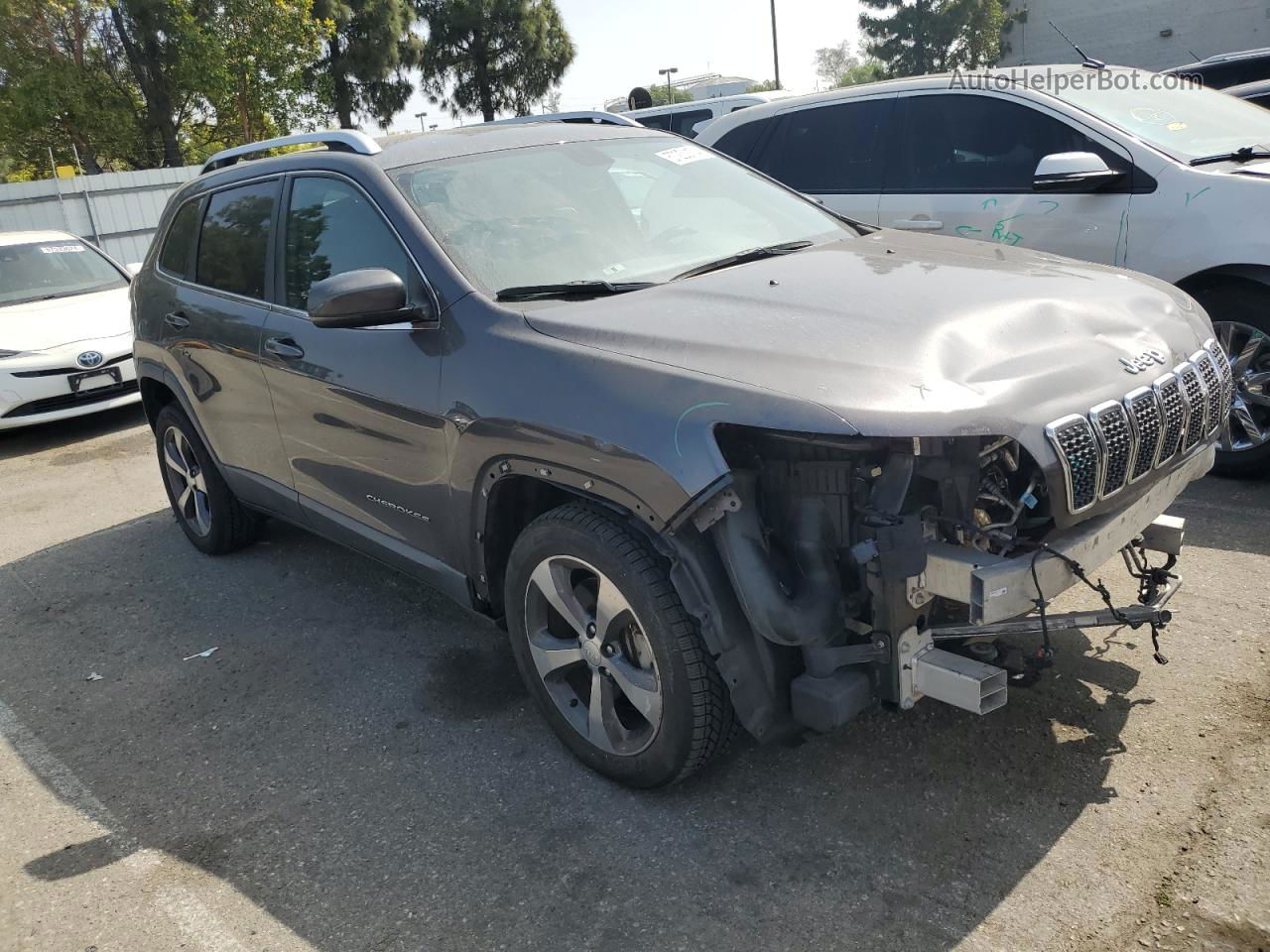 2019 Jeep Cherokee Limited Charcoal vin: 1C4PJLDX7KD406518