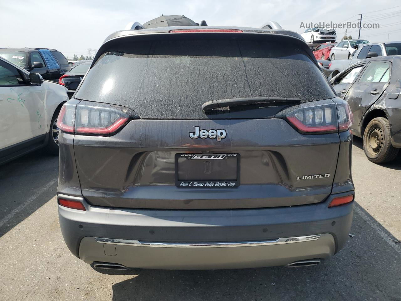 2019 Jeep Cherokee Limited Charcoal vin: 1C4PJLDX7KD406518