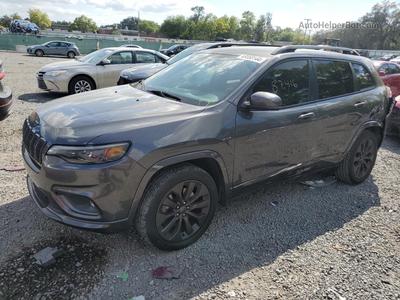 2019 Jeep Cherokee Limited Charcoal vin: 1C4PJLDX8KD381077