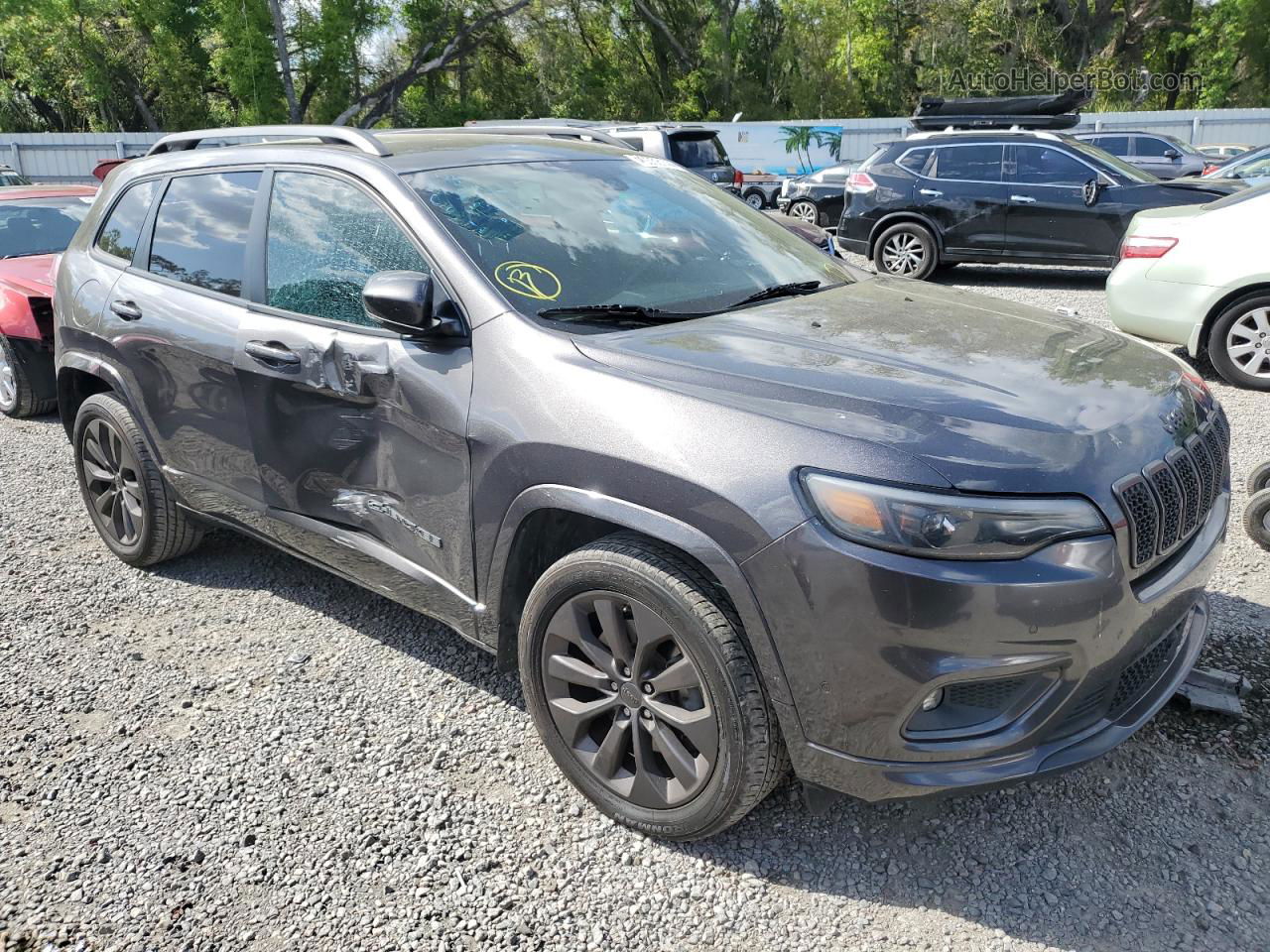 2019 Jeep Cherokee Limited Charcoal vin: 1C4PJLDX8KD381077