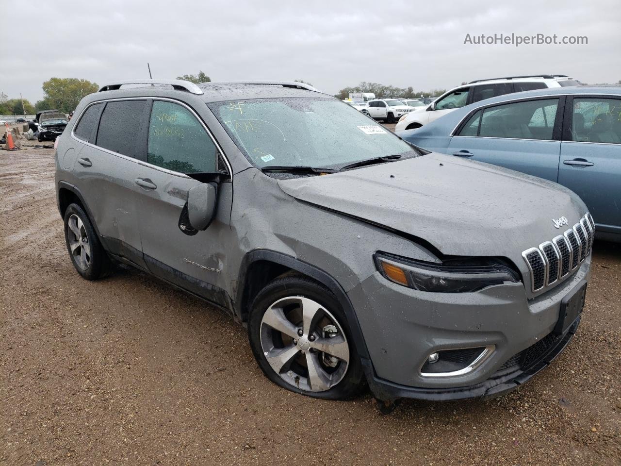 2021 Jeep Cherokee Limited Gray vin: 1C4PJLDX8MD120177