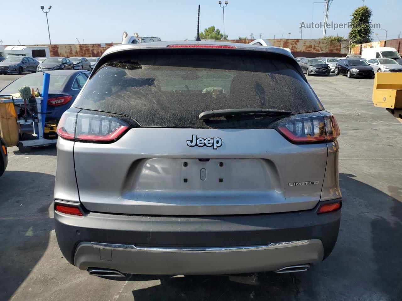 2021 Jeep Cherokee Limited Silver vin: 1C4PJLDX8MD187796