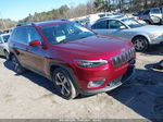 2021 Jeep Cherokee Limited Fwd Красный vin: 1C4PJLDX9MD107356