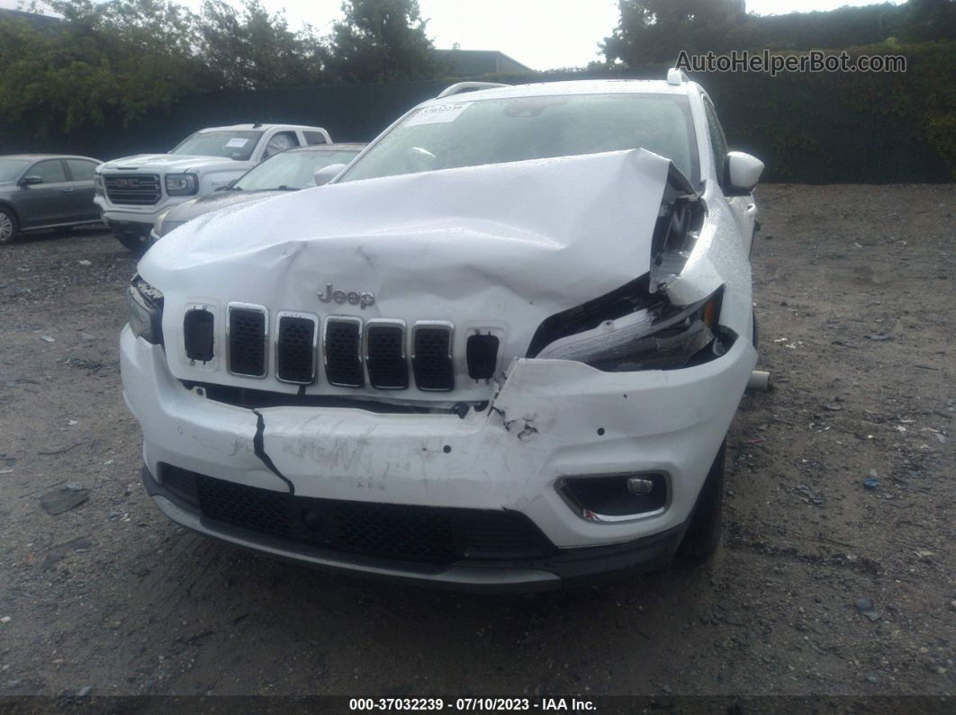2021 Jeep Cherokee Limited White vin: 1C4PJLDX9MD179917
