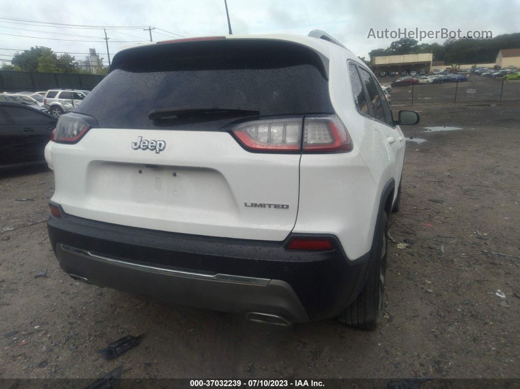 2021 Jeep Cherokee Limited White vin: 1C4PJLDX9MD179917