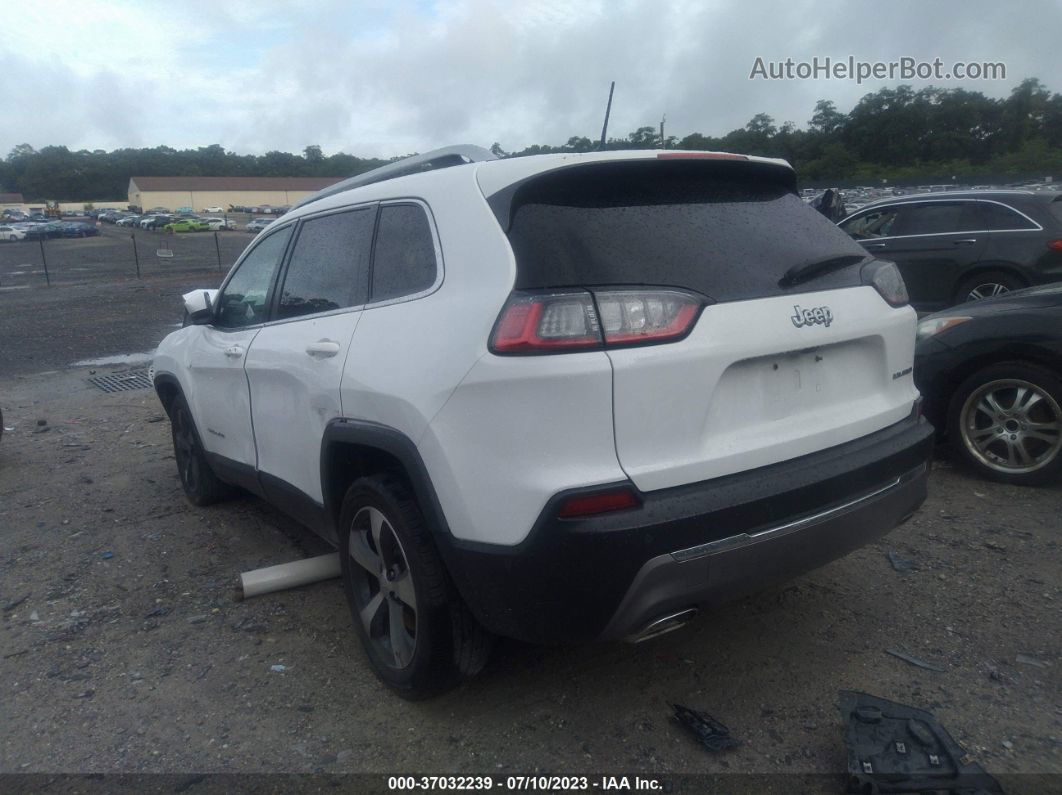 2021 Jeep Cherokee Limited White vin: 1C4PJLDX9MD179917